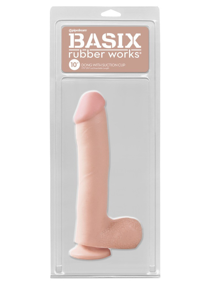 Dong with Suction Cup 10"